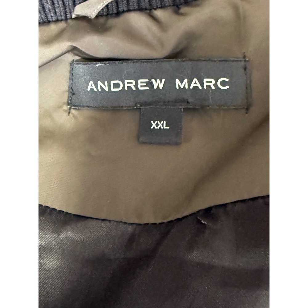 Andrew Marc XXL Vest Quilted Olive Green Full Zip Sleeveless Puffer Women‎ - Picture 8 of 9